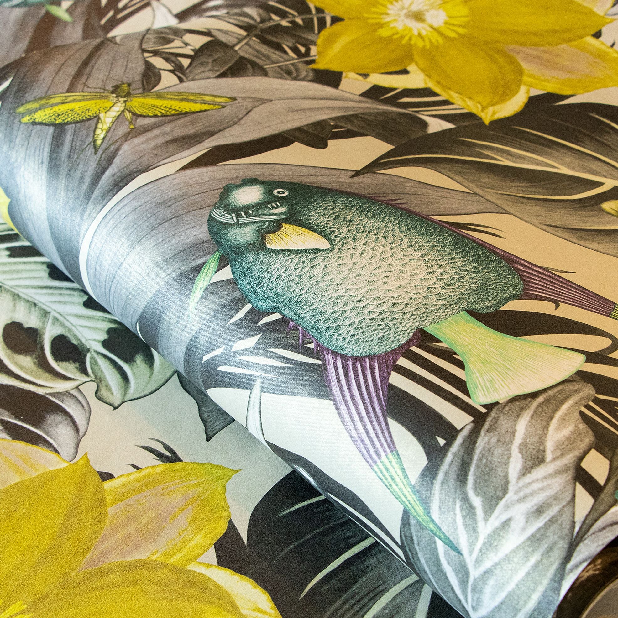 Tropical Dream  - Palau botanical wallpaper Hohenberger    