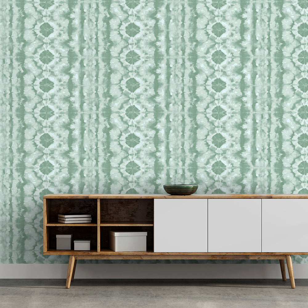 Crafted - Batik damask wallpaper Hohenberger    