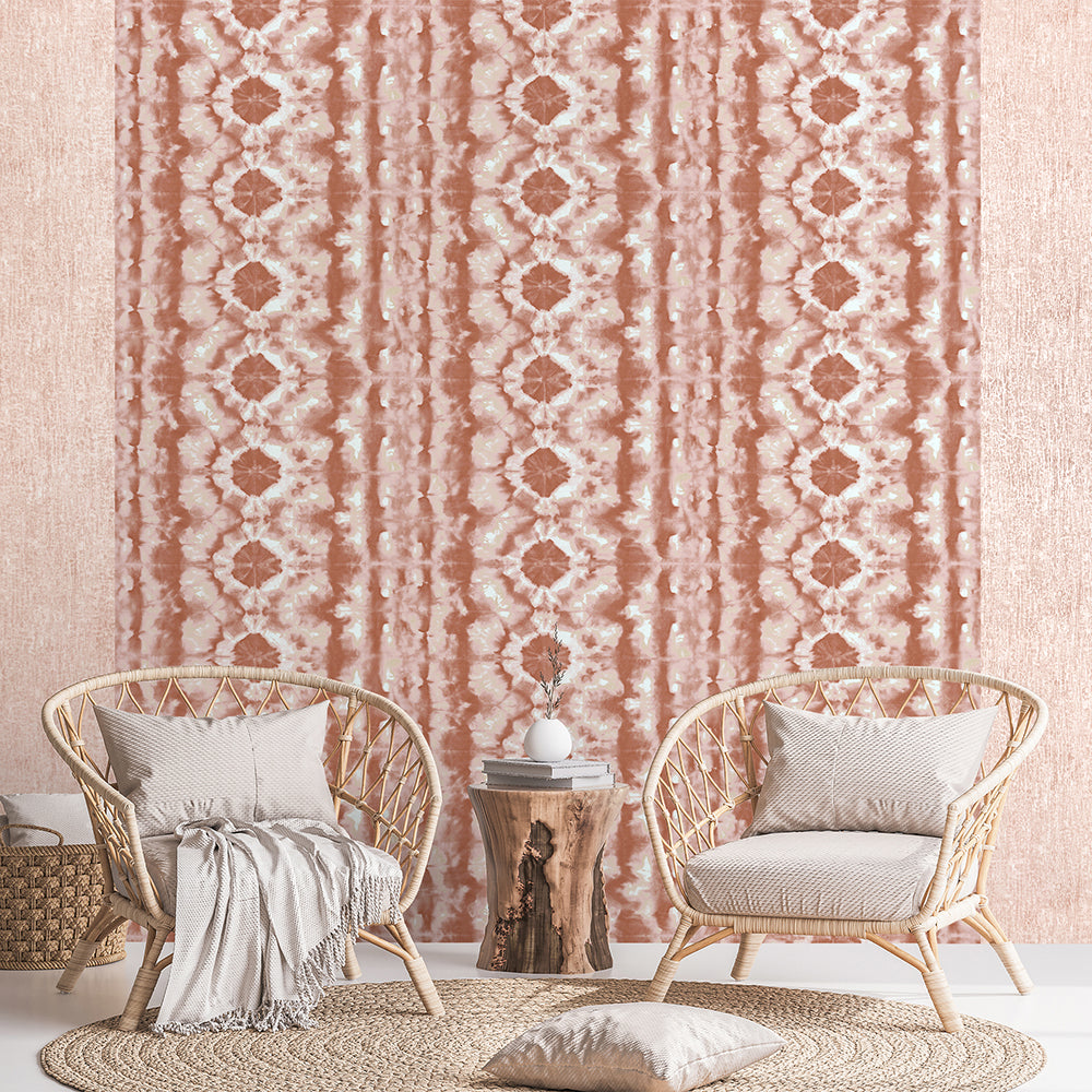 Crafted - Batik damask wallpaper Hohenberger    