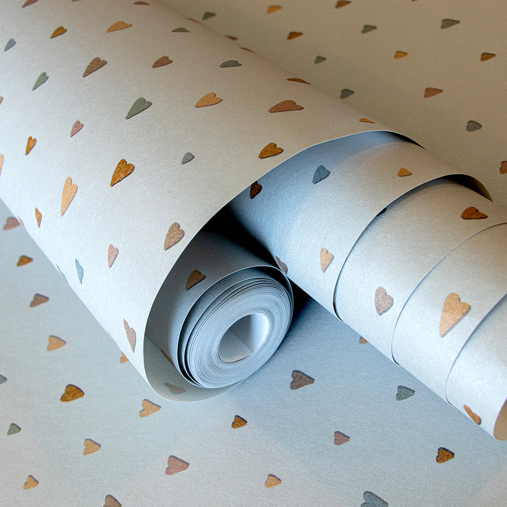 Great Kids - Coloured Hearts kids wallpaper Hohenberger    