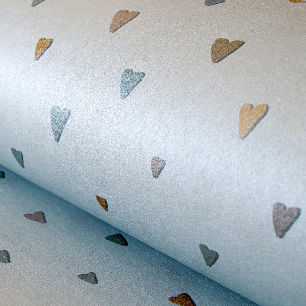 Great Kids - Coloured Hearts kids wallpaper Hohenberger    