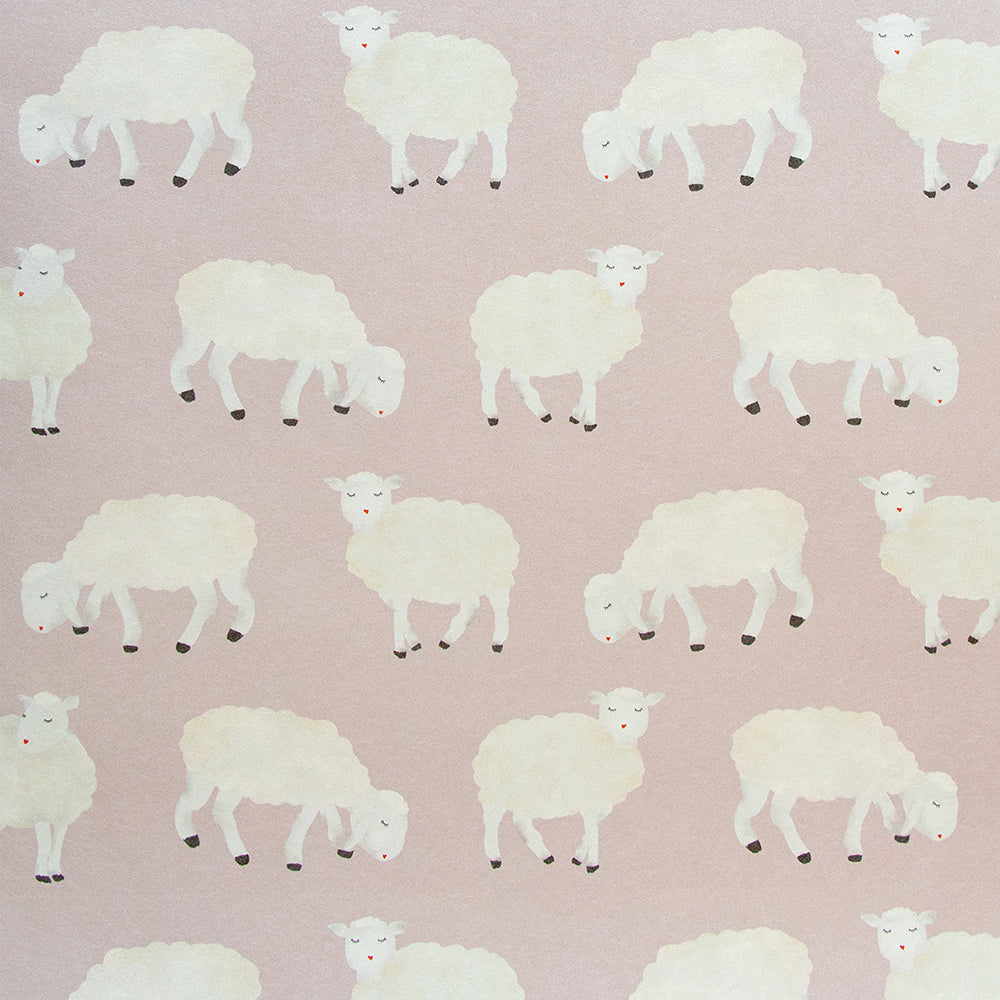 Great Kids - Counting Sheep kids wallpaper Hohenberger Roll Light Pink  26827-HTM