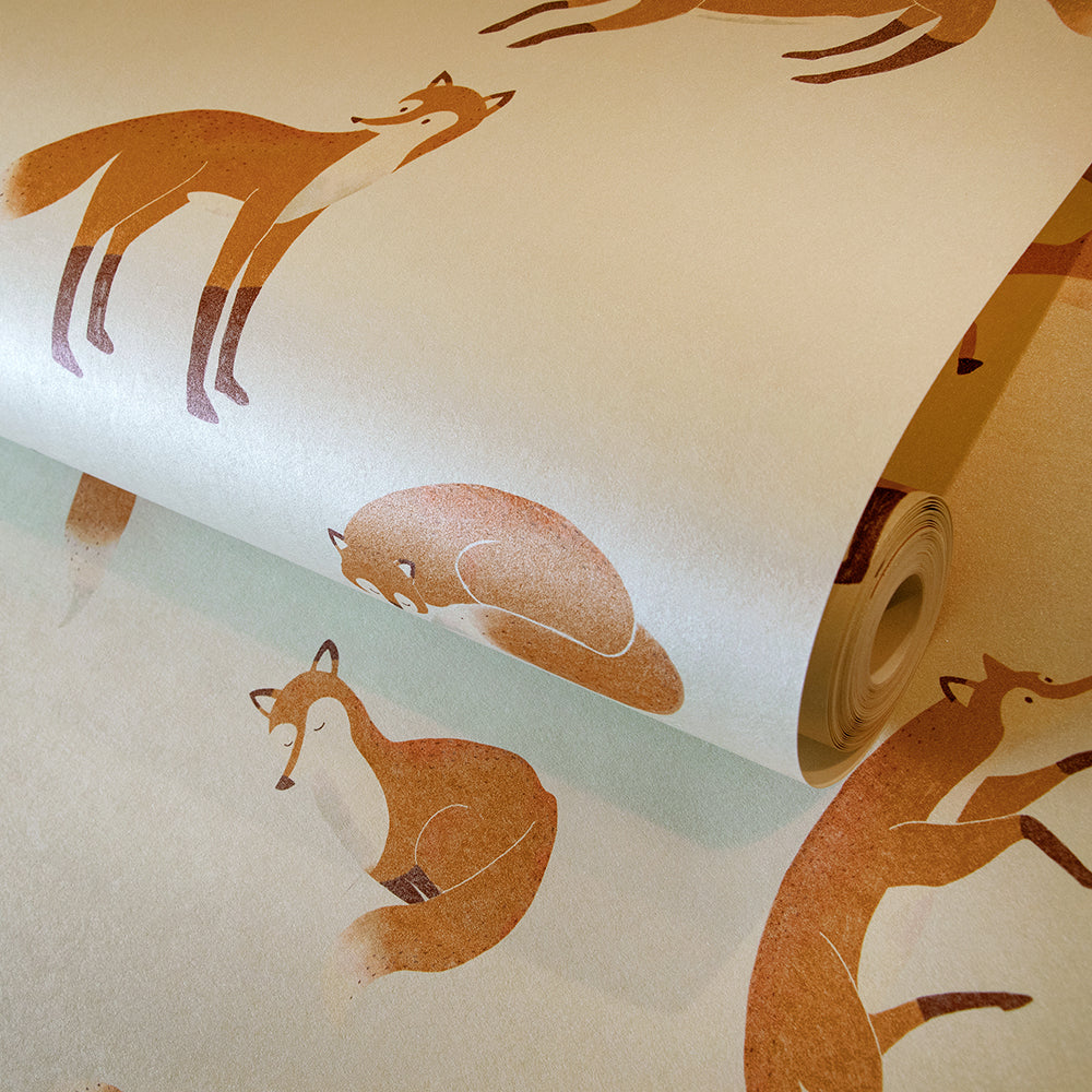 Great Kids - Friendly Foxes kids wallpaper Hohenberger    