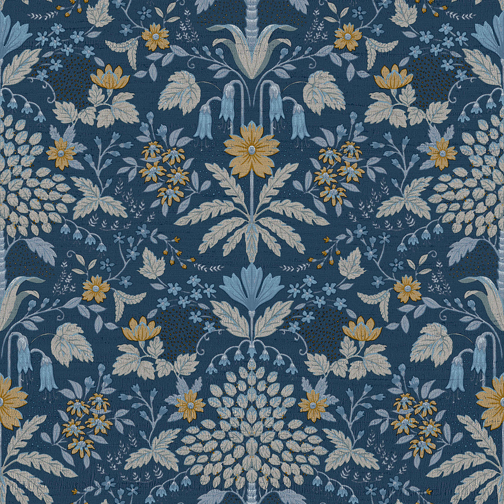 Casamood - Floral botanical wallpaper Parato Roll Blue  27006