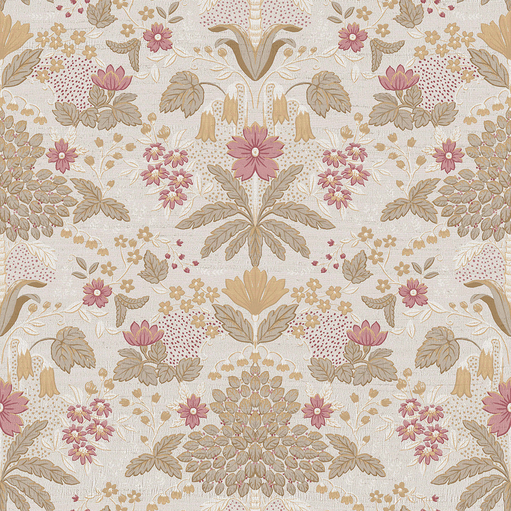 Casamood - Floral botanical wallpaper Parato Roll Light Beige  27008