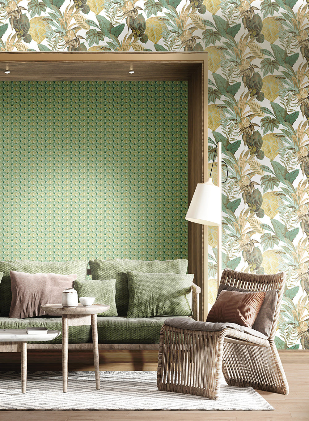 Casamood - Palm Leaves botanical wallpaper Parato    