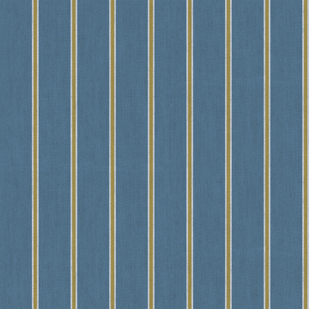 Casamood - Textured Stripe stripe wallpaper Parato Roll Blue  27056