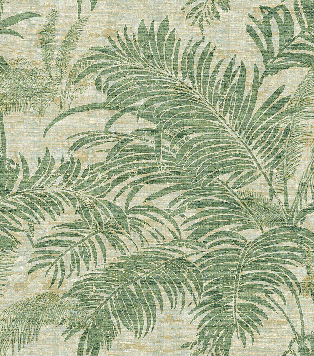 Materika - Tropical Leaves botanical wallpaper Parato Roll Green  29905