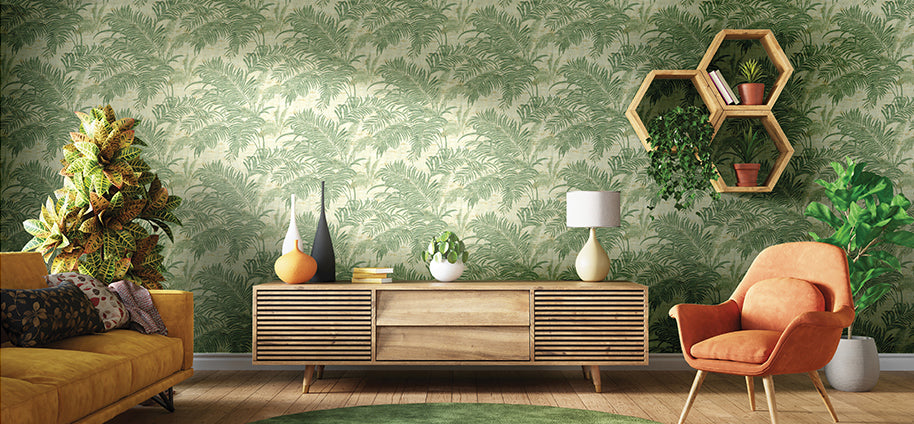 Materika - Tropical Leaves botanical wallpaper Parato    