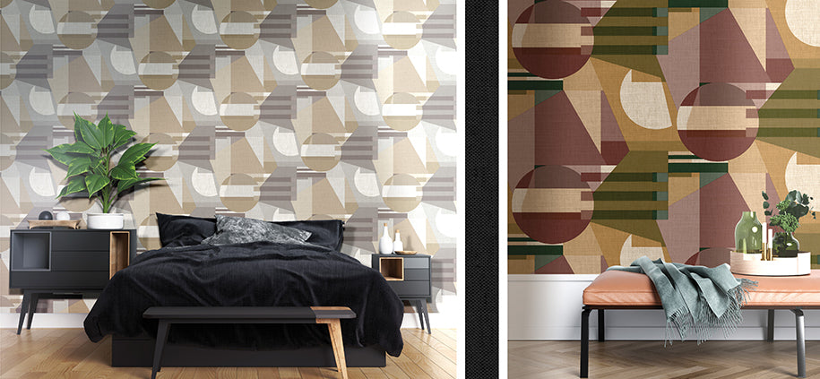 Materika - Geo Collage geometric wallpaper Parato    