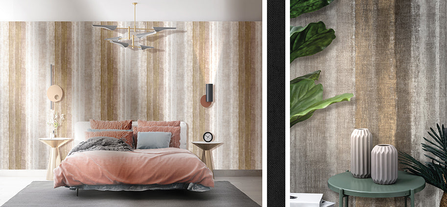 Materika - Rustic Panels stripe wallpaper Parato    