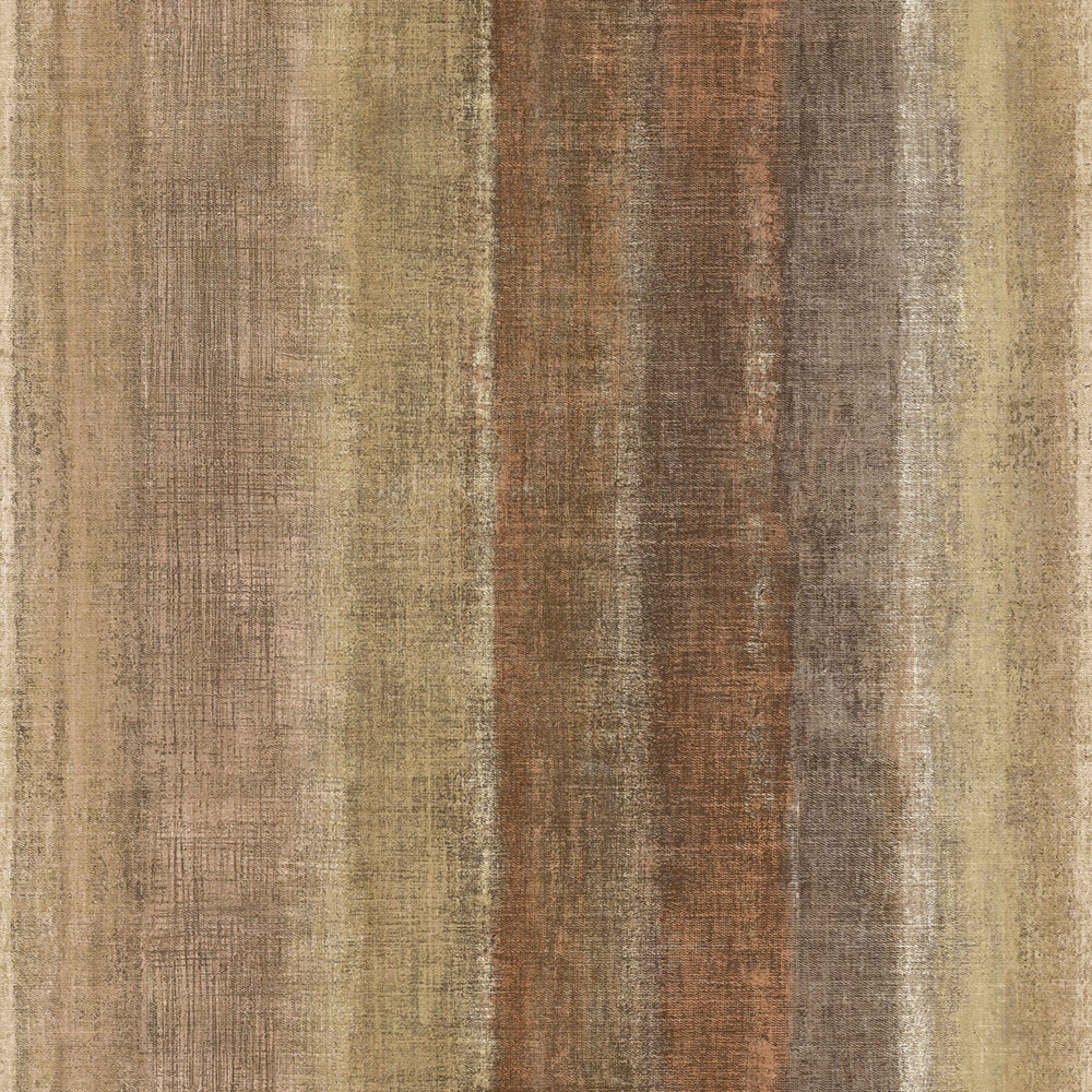 Materika - Rustic Panels stripe wallpaper Parato Roll Brown  29958