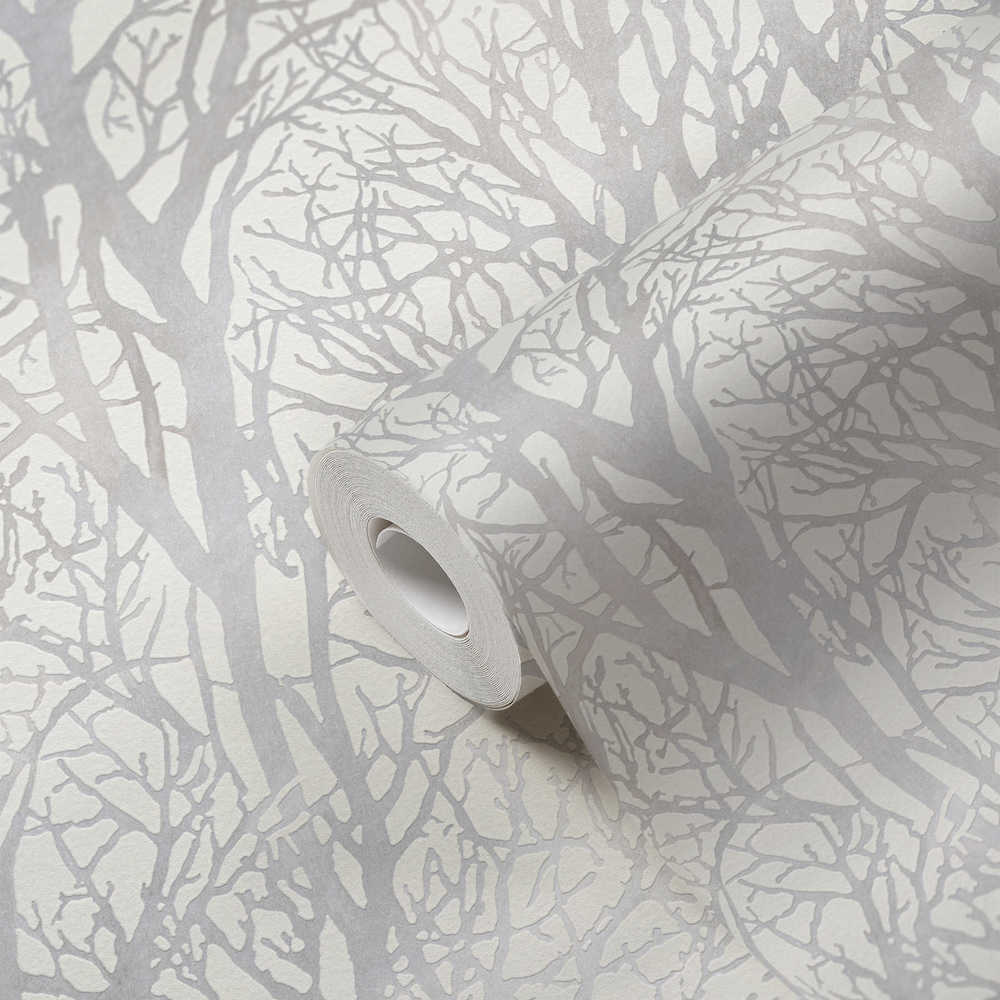 New life - Forest in Silhouette botanical wallpaper AS Creation    
