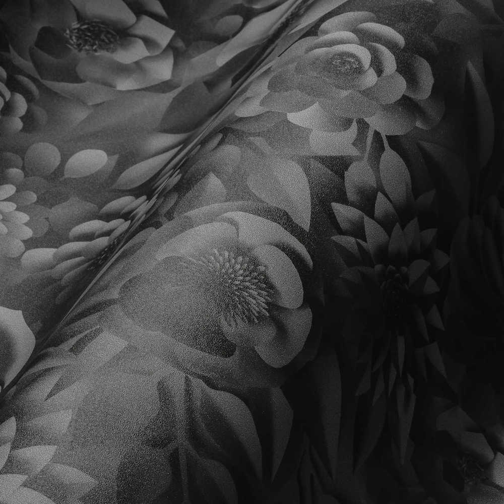 Pint Walls -  3D Effect Roses botanical wallpaper AS Creation    