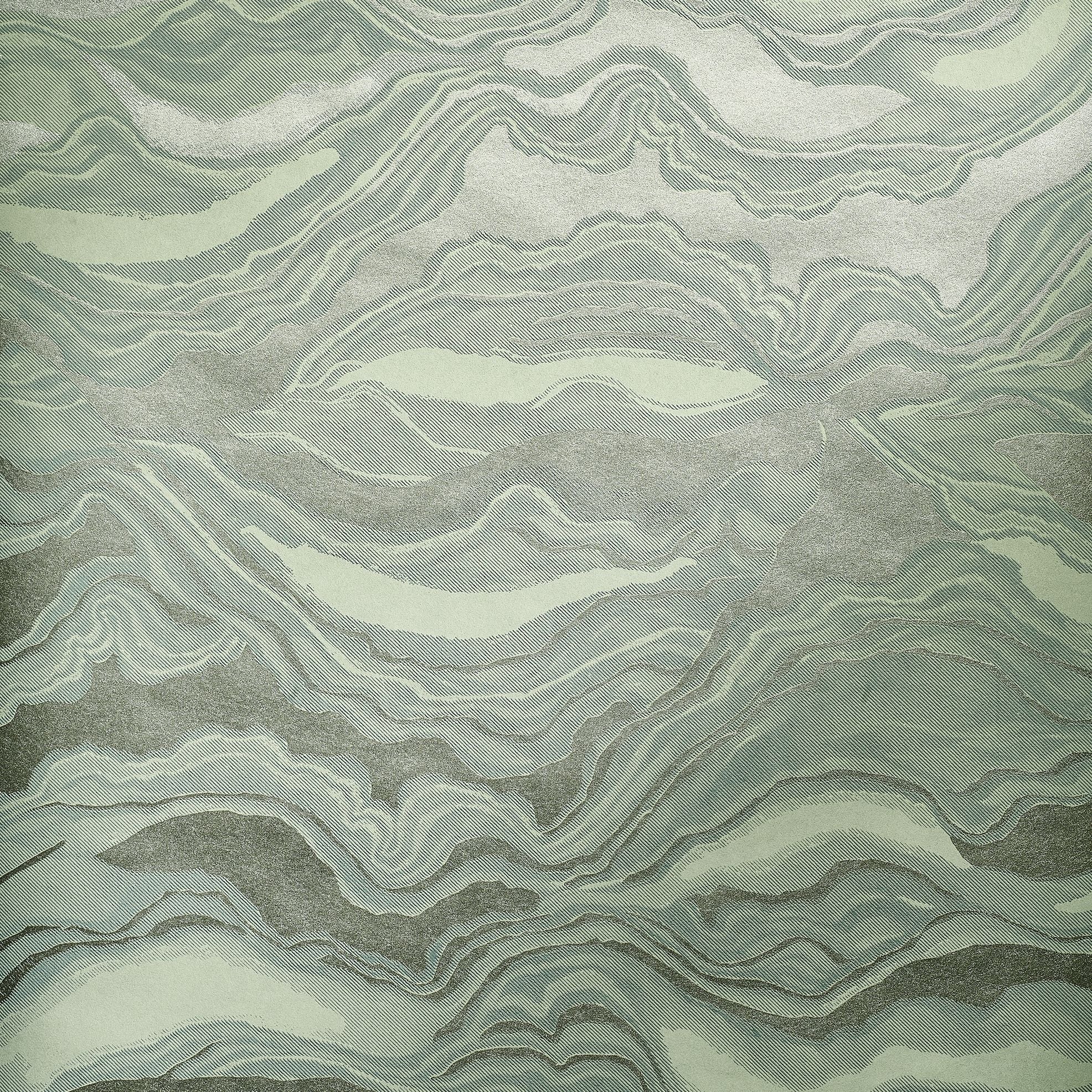 Slow Living - Reflections industrial wallpaper Hohenberger Roll Green  30027