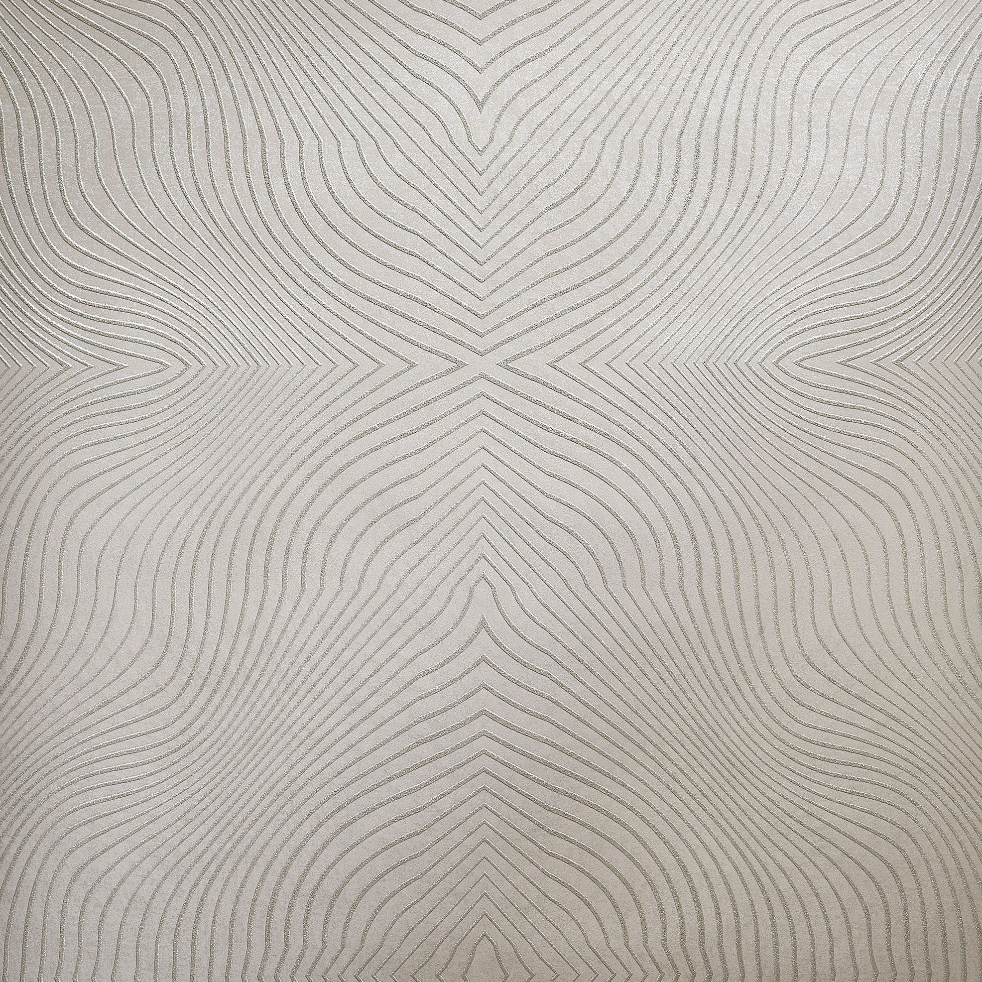 Slow Living - Flow geometric wallpaper Hohenberger Roll Light Purple  30034