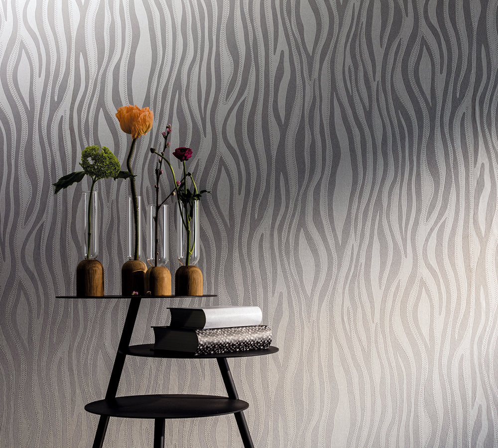 Casual - Waves stripe wallpaper Marburg    