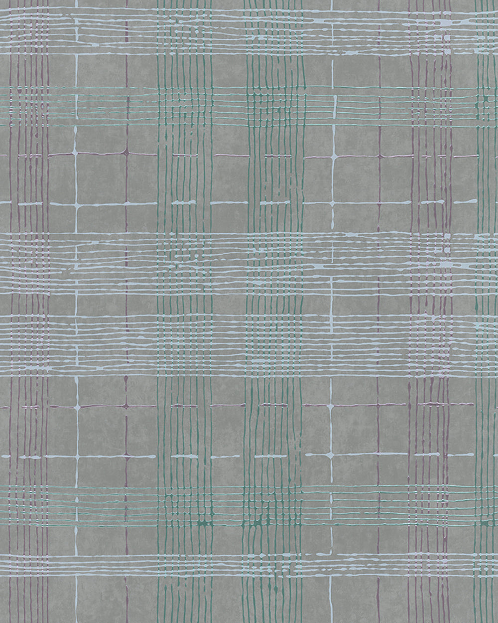 Casual - Plaid geometric wallpaper Marburg Roll Light Blue  30439