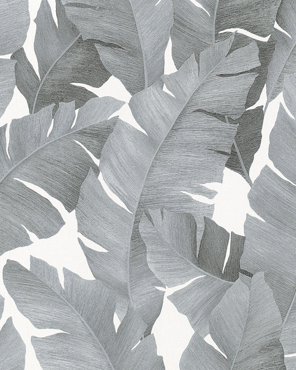 Avalon - Palm Leaves botanical wallpaper Marburg Roll Grey  31624