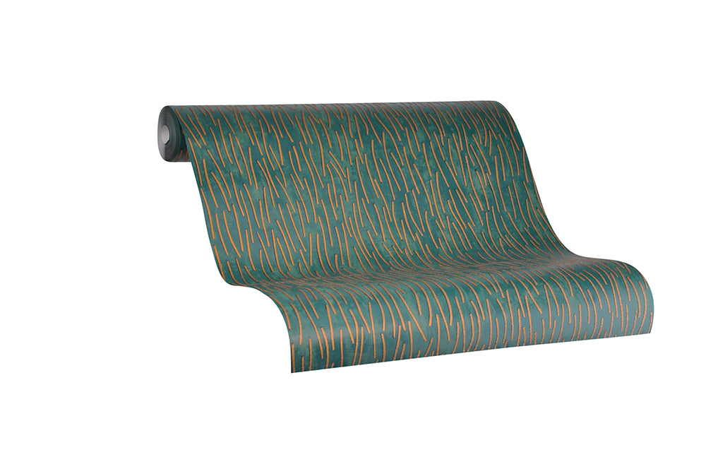 Memento - Pearlised Glass Bead Sticks stripe wallpaper Marburg    