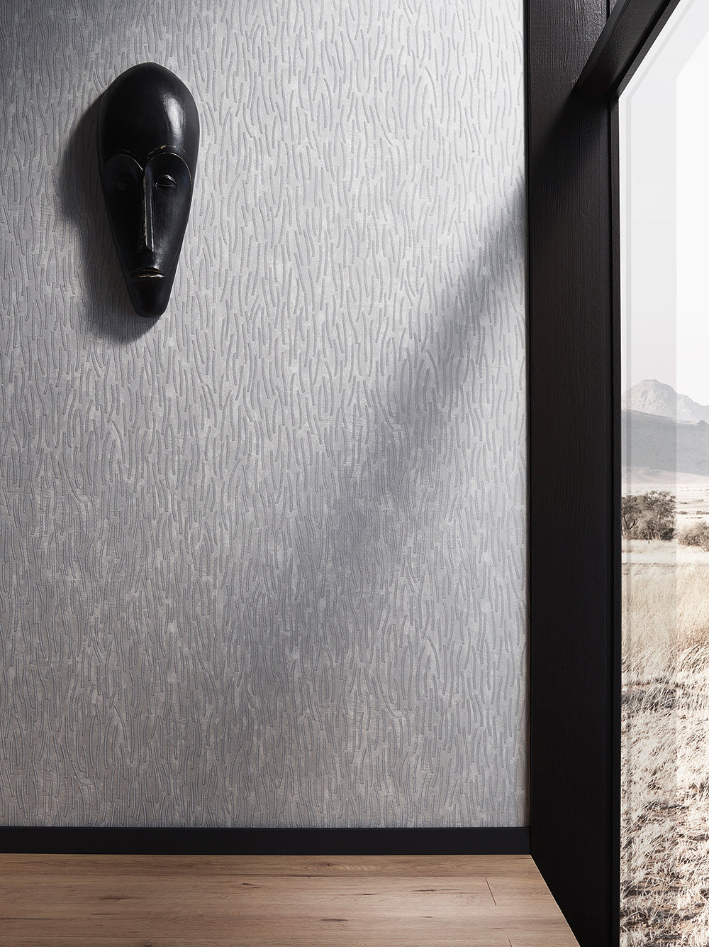 Memento - Pearlised Glass Bead Sticks stripe wallpaper Marburg    