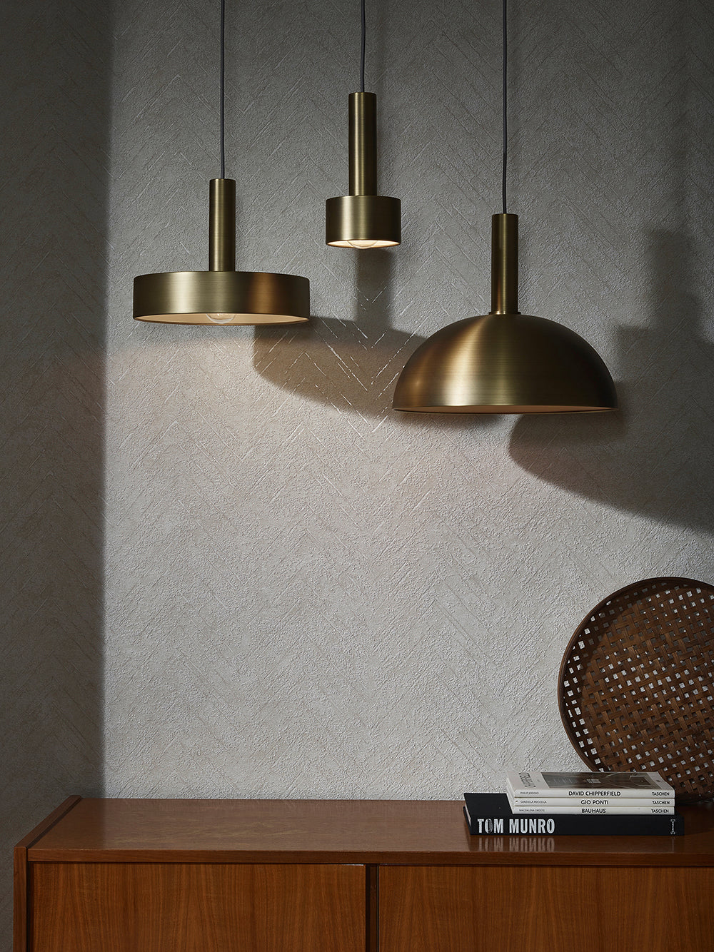 Memento - Textured Granulated Herringbone geometric wallpaper Marburg    