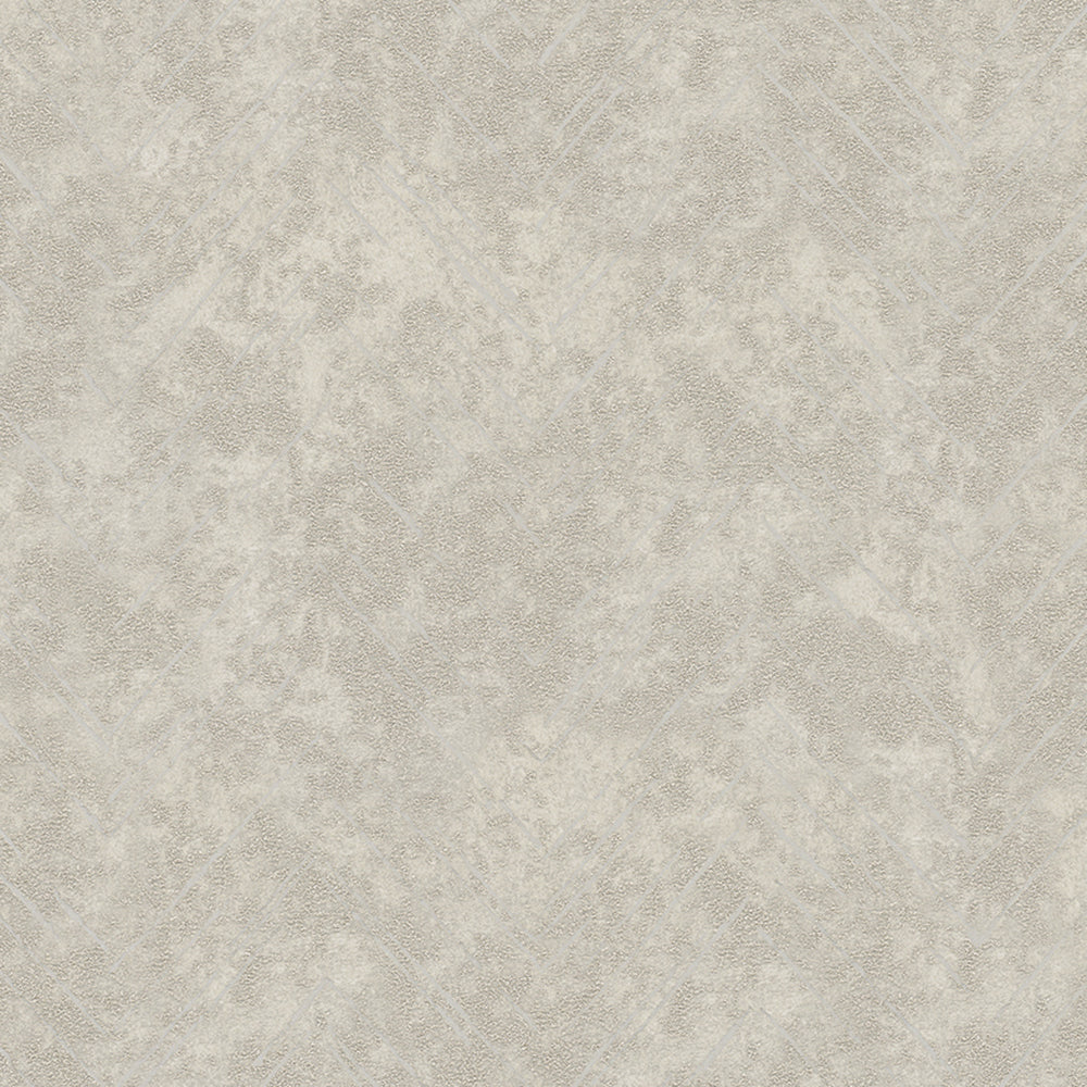 Memento - Textured Granulated Herringbone geometric wallpaper Marburg Roll Light Taupe  32036
