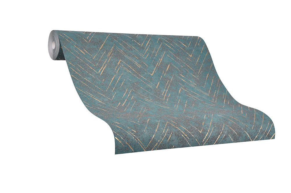 Memento - Textured Granulated Herringbone geometric wallpaper Marburg    