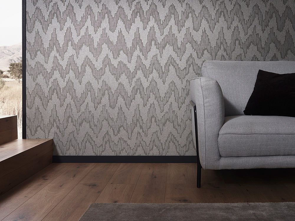 Memento - Pearlised Glass Bead Vintage Wave stripe wallpaper Marburg    