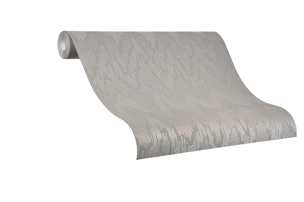 Memento - Pearlised Glass Bead Vintage Wave stripe wallpaper Marburg    