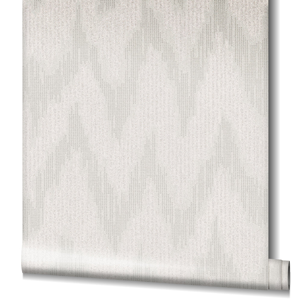 Memento - Pearlised Glass Bead Vintage Wave stripe wallpaper Marburg    