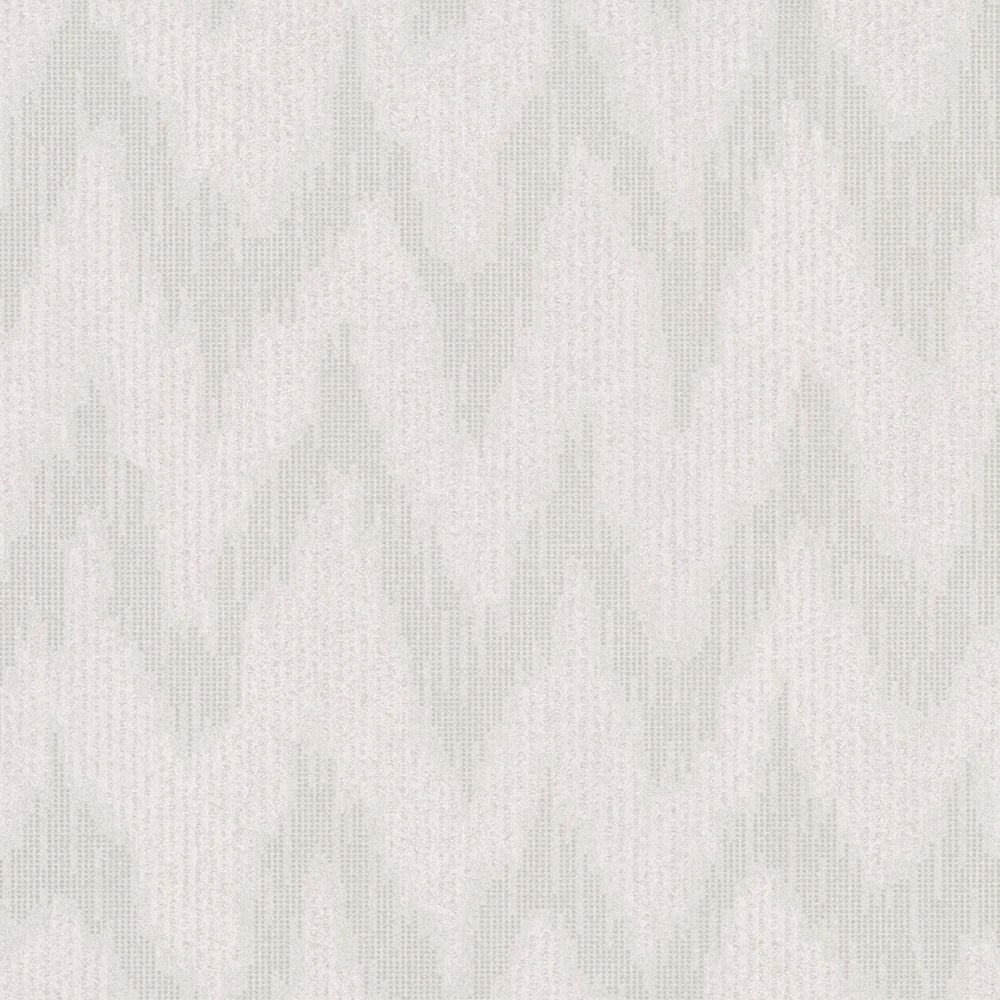 Memento - Pearlised Glass Bead Vintage Wave stripe wallpaper Marburg Roll Cream  32047