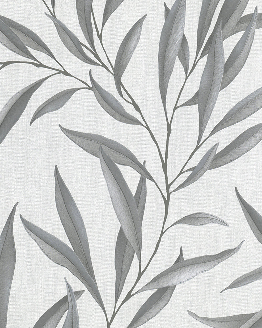Modernista - Climbing Leaves botanical wallpaper Marburg Roll Grey  32201