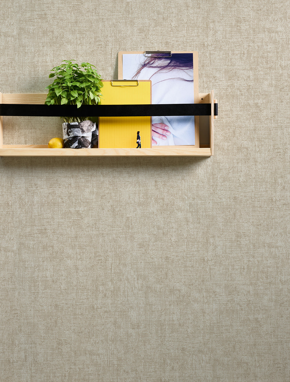 Greenery - Linen Luxe bold wallpaper AS Creation    