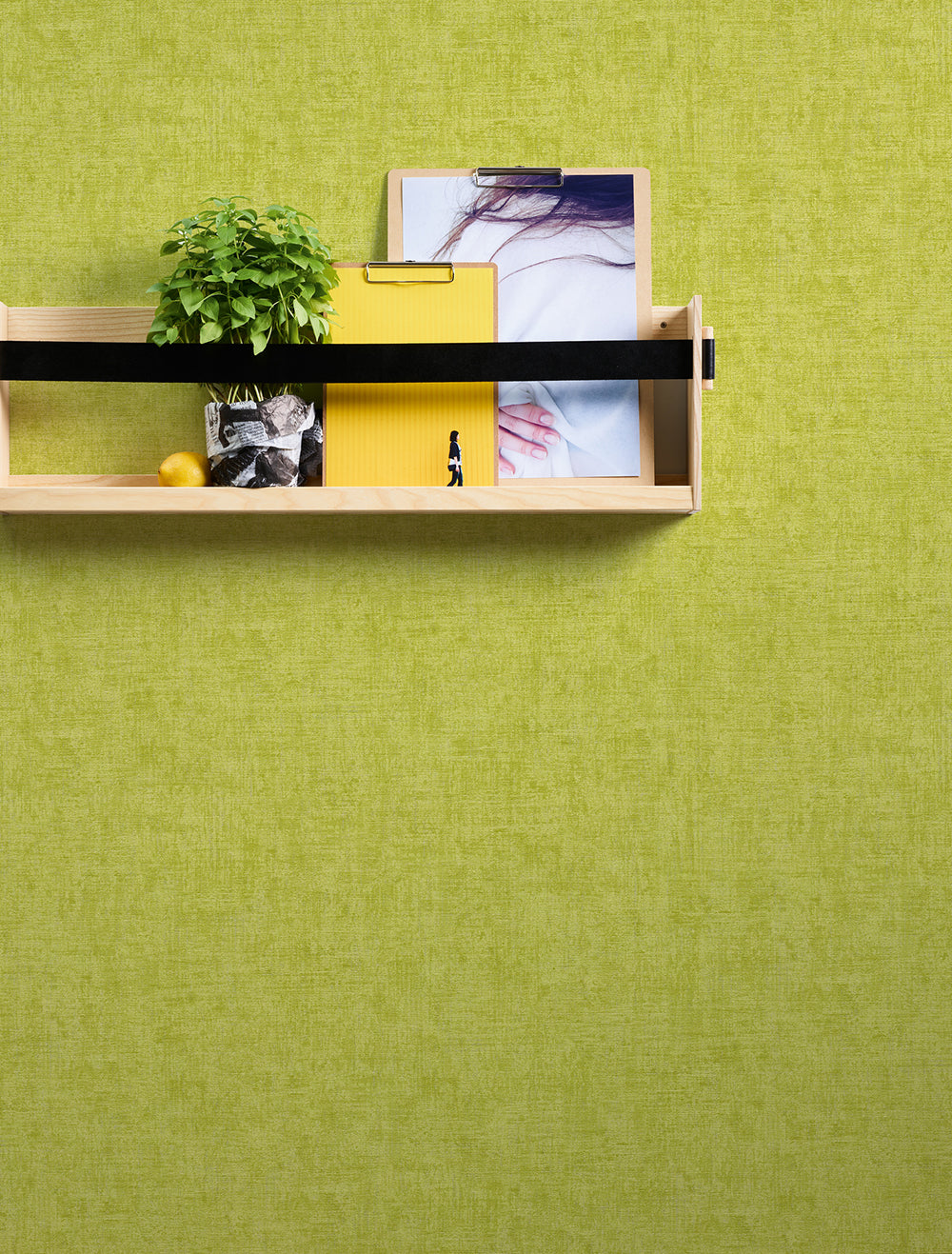 Greenery - Linen Luxe bold wallpaper AS Creation    