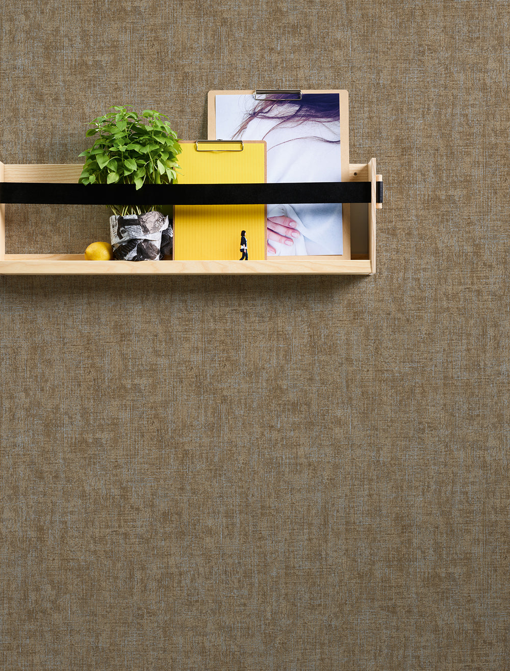 Greenery - Linen Luxe bold wallpaper AS Creation    
