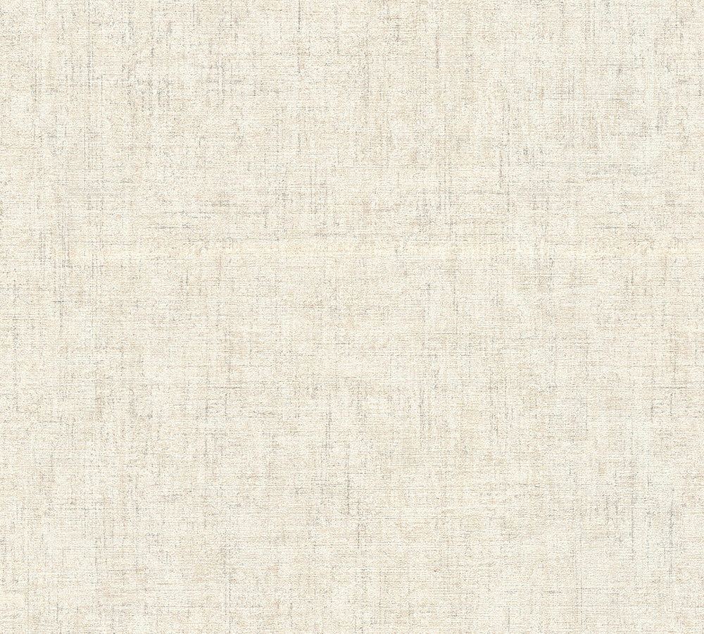Greenery - Linen Luxe bold wallpaper AS Creation Roll Light Cream  322618