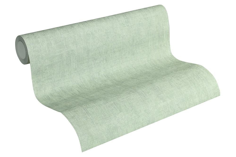 Greenery - Linen Luxe bold wallpaper AS Creation    