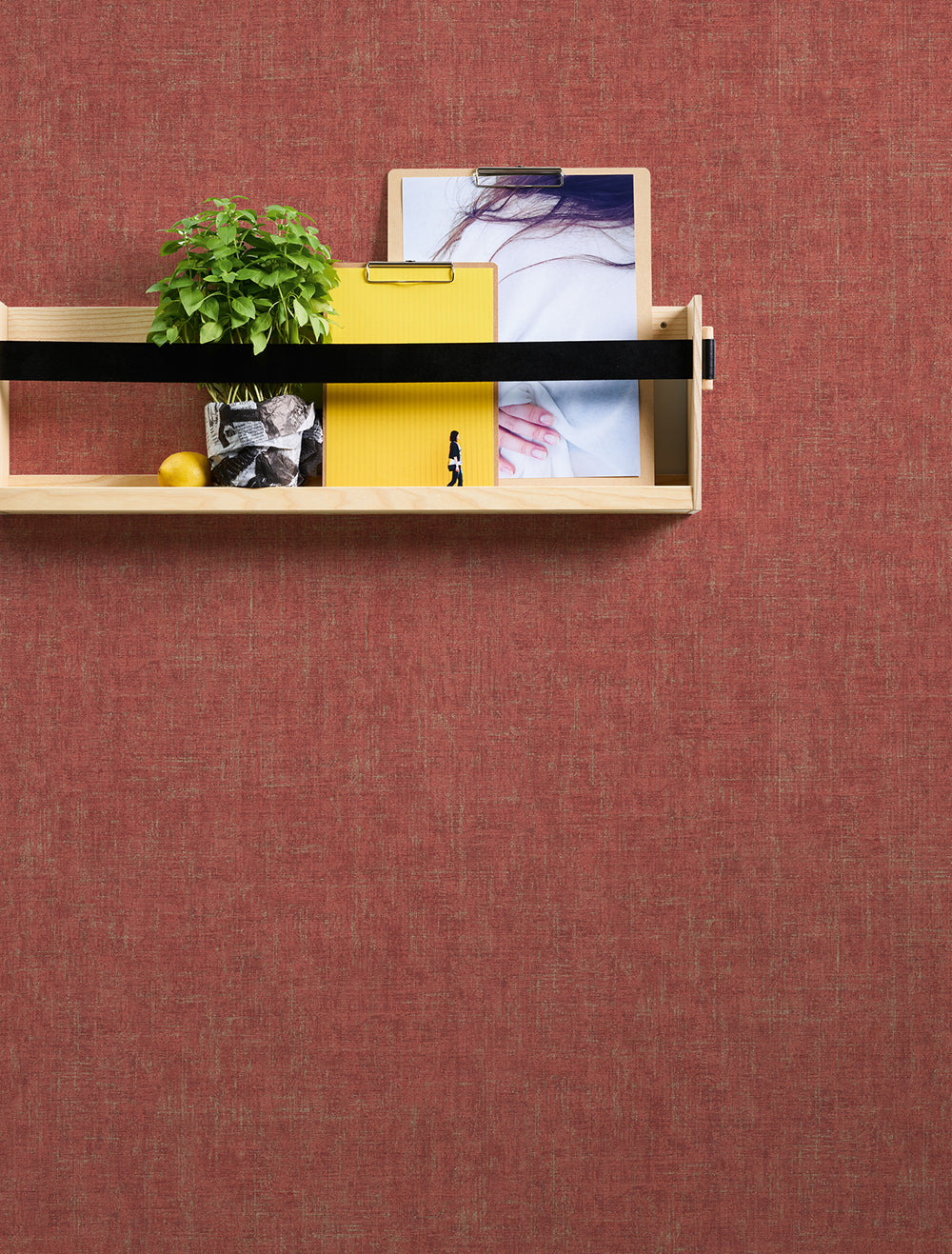 Greenery - Linen Luxe bold wallpaper AS Creation    