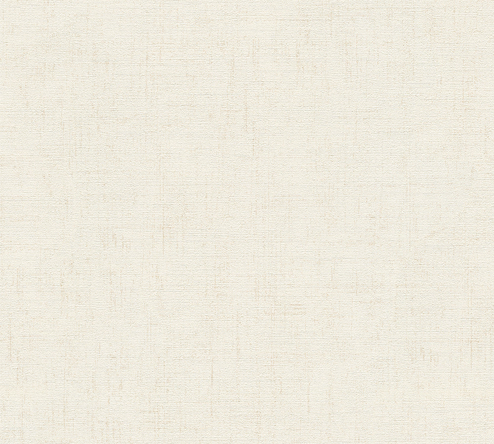 Greenery - Linen Luxe bold wallpaper AS Creation Roll Dark Cream  322622