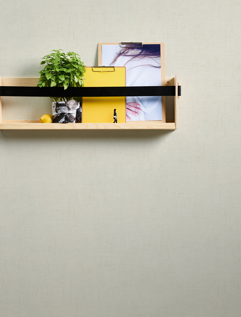 Greenery - Linen Luxe bold wallpaper AS Creation    
