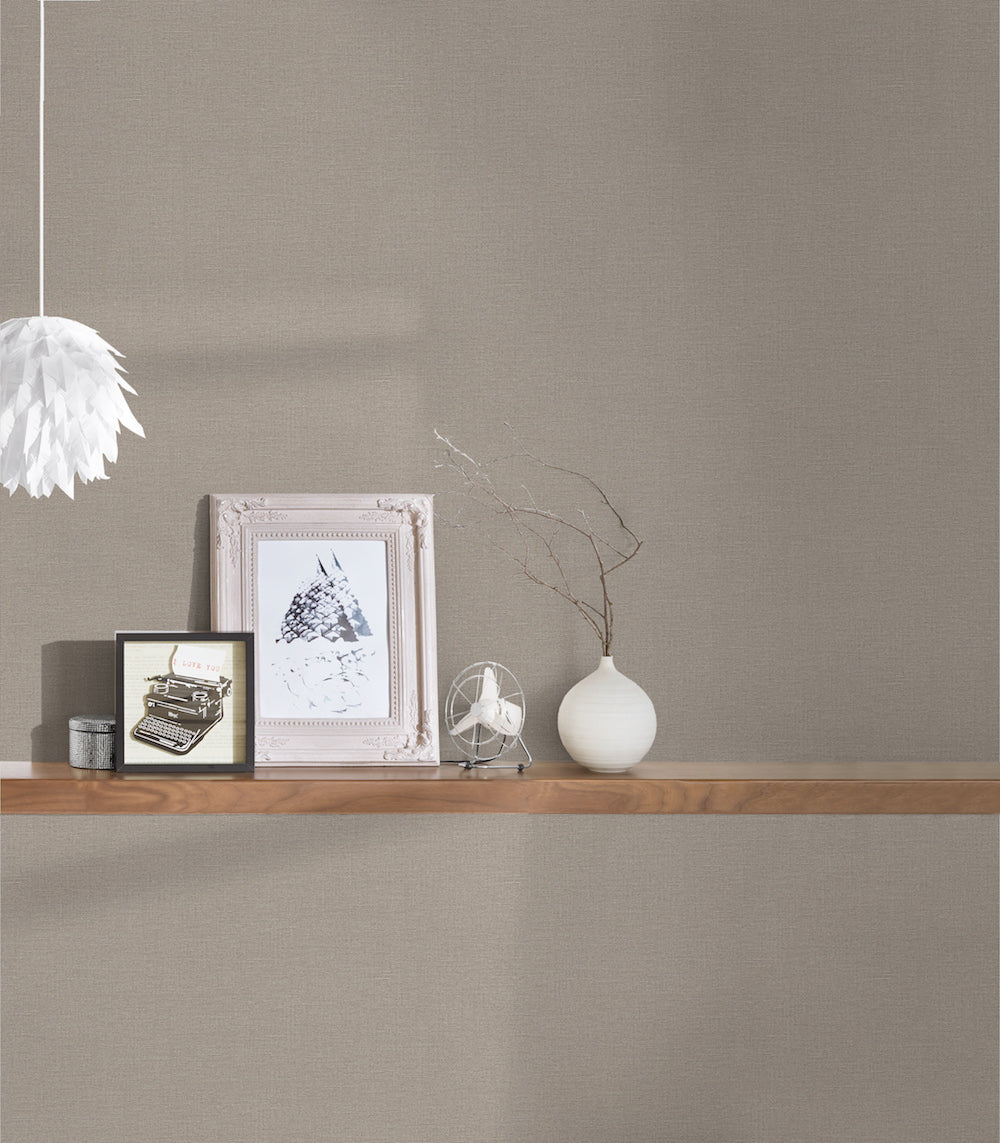 Desert Lodge -Looks like Linen plain wallpaper AS Creation    