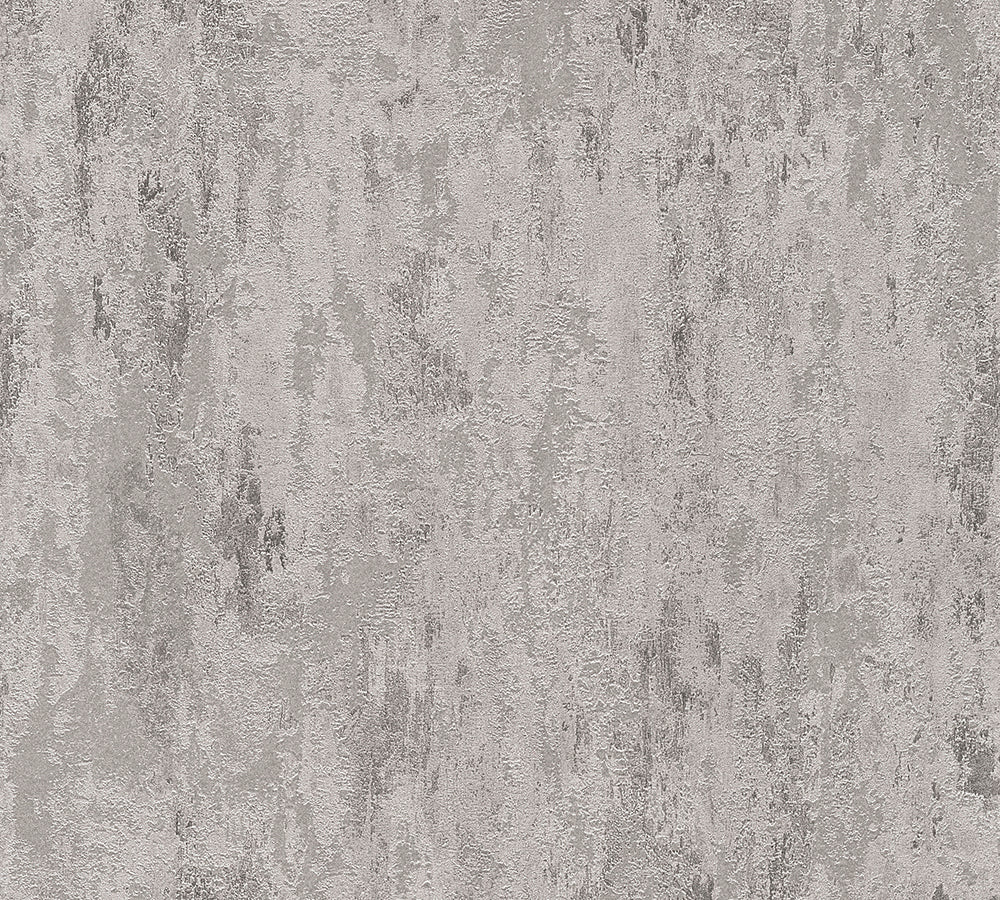 Trendwall 2 - Weathered Metal bold wallpaper AS Creation Roll Grey  326516