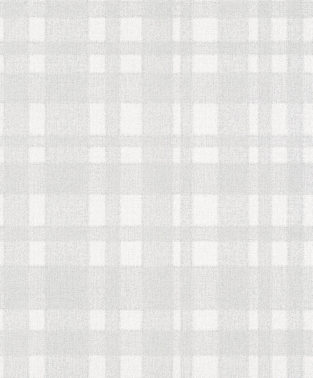 Natural Vibes - Plaid geometric wallpaper Marburg Roll Grey  32658