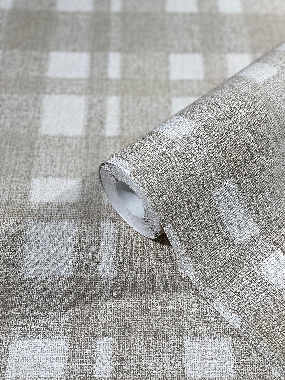 Natural Vibes - Plaid geometric wallpaper Marburg    