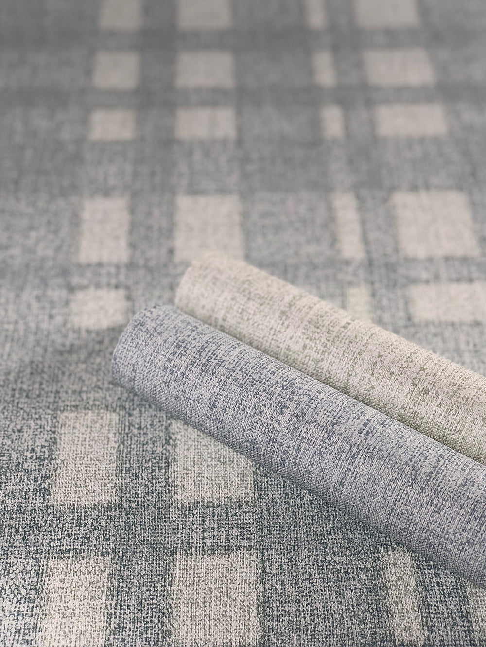 Natural Vibes - Plaid geometric wallpaper Marburg    