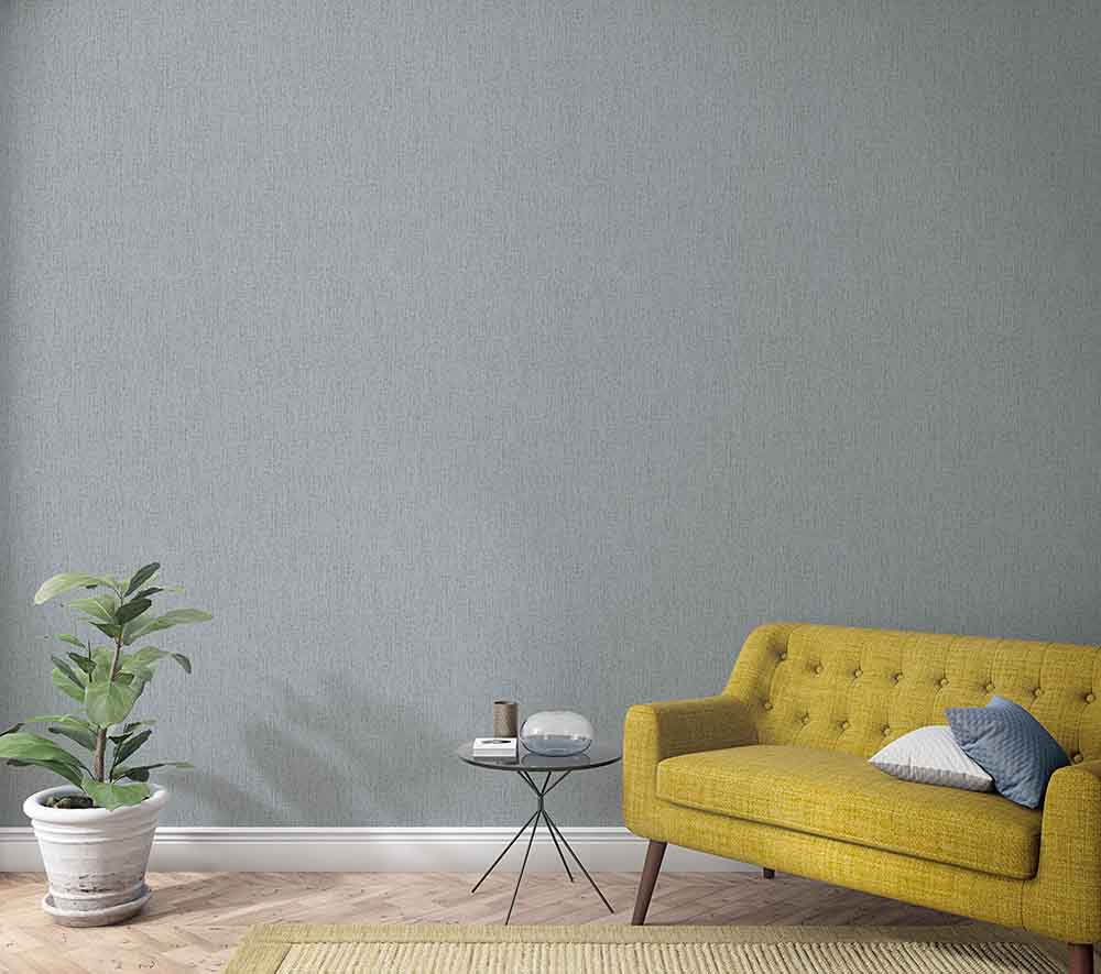 Natural Vibes - Linen Look plain wallpaper Marburg    