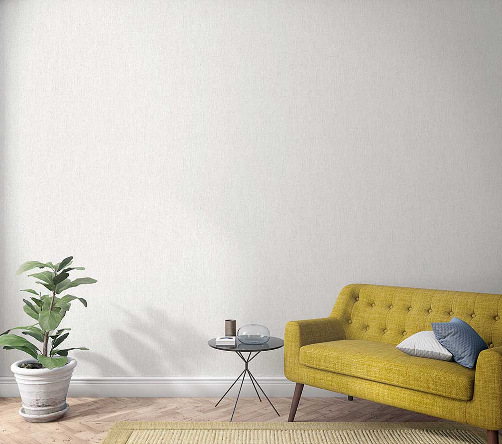 Natural Vibes - Linen Look plain wallpaper Marburg    
