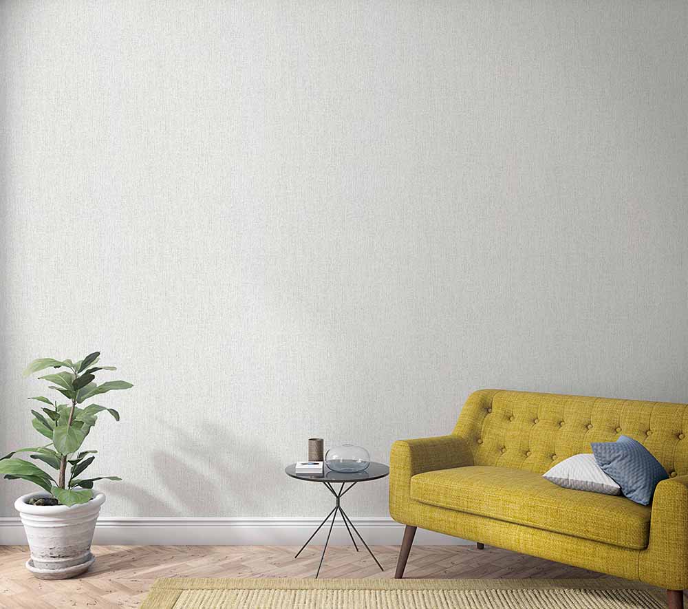 Natural Vibes - Linen Look plain wallpaper Marburg    