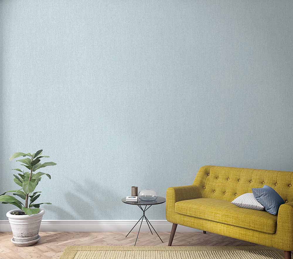 Natural Vibes - Linen Look plain wallpaper Marburg    